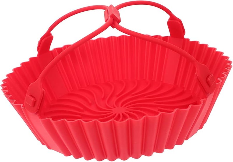 Cabilock Silicone Baking Pan Handles Reusable for Foodi Round Cooking Liner - Image 1